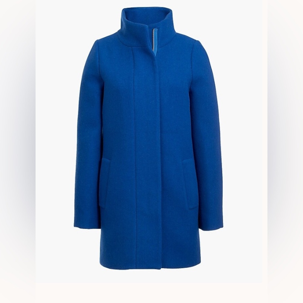 J. Crew city coat royal blue NWOT